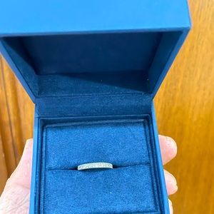 Sterling Silver Genuine Diamond Ring